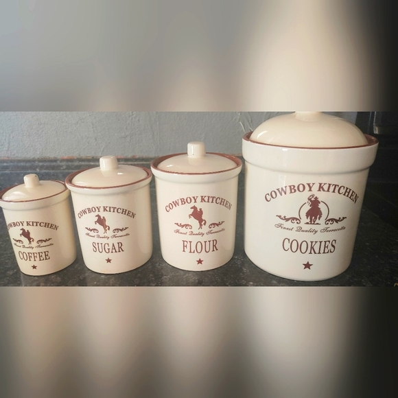Terracotta Kitchen Jars